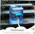 Outdoor Bucket Large Water Container - 10L Sports Water Jug with Spigot for Portable Drinkware