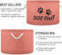 Cotton Rope Dog Toy Storage Basket - Large Organizer for Small Pets