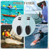 Floating Keychain for Boat Keys - 2PCS Oval Shaped Foam Key Rings for Boating
