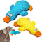 Adpartner Squeaky Dog Toys, 2 Pack Dog Toy Duck Plush Crinkle Dog