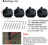 KK magsun 4 Packs, Camping Chair Replacement Feet Heavy Duty Repair Feet for Folding Chair Stool, Portable Camp Chair