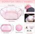 VitalCozy Hamster Playpen with Mat Small Animal Cage Tent Breathable Transparent Guinea Pig Playpen Waterproof Portable