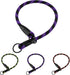 BronzeDog Rope Pro Training Dog Collar, Braided No Pull Quick Release Lead for Small Medium Large Dogs (S - 17.7" Long,