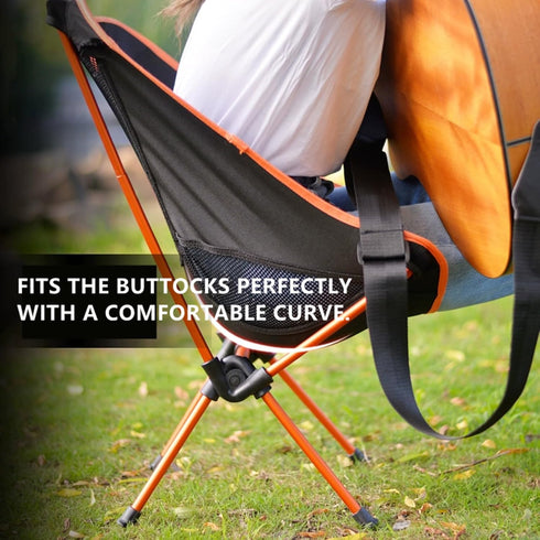 Backpacking Lightweight Folding Camping Chair, Portable Foldable Compact for Outdoor Camp,Aluminium,Travel, Beach