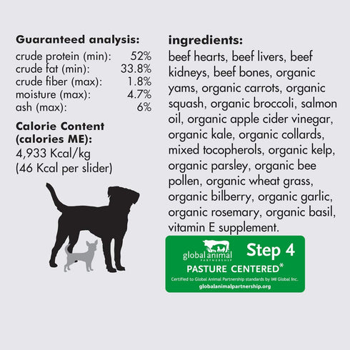 Smallbatch Pets Freeze-Dried Premium Raw Dog Food Diet, Beef Recipe, 14 oz, Made in The USA