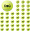 40 Pack Tennis Balls for Dogs - 2.5 Inch Easy Catching Fetch Toys with Carry Bags for Training and Exercise