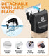 Dog Grooming Clippers Kit, Low Noise Electric Trimmer, 4-Speed & LCD, Cordless Rechargeable Hair Clippers for Thick