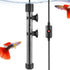 HITOP Thickened Glass Aquarium Heater: 50W 100W 300W Upgraded with Controller for Seawater/Fresh Water 5-65Gal