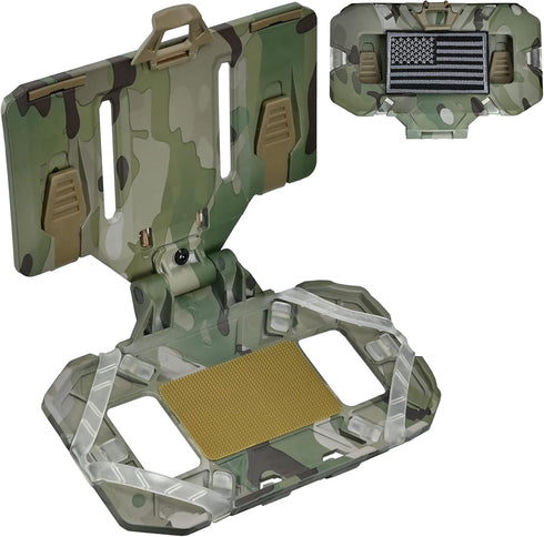 tactifans Tactical Plate Carrier Phone Mount, Universal Molle Phone Holder,Tactical Phone Holder Foldable
