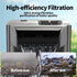 Upgraded Turtle Tank Filter, Adjustable Internal Aquarium Filters, Quiet Reptile Waterfall Filter for Shrimp Frog