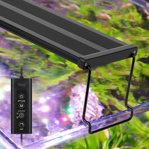 hygger New Mode 24/7 Timer LED Aquarium Light, Auto On Off Full