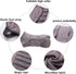 Geyecete Dog Drying Coat, Fast Dry Dog Bag, Microfibre Bathrobe Towel, Luxuriously Soft, Gray, XXL