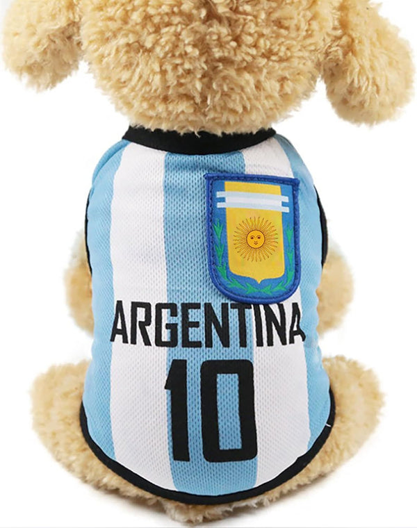 GabeFish Dog World Cup T Shirt Pets Football Jersey Sports Soccer National Team Vest Cat Summer Cool Clothes Apparel