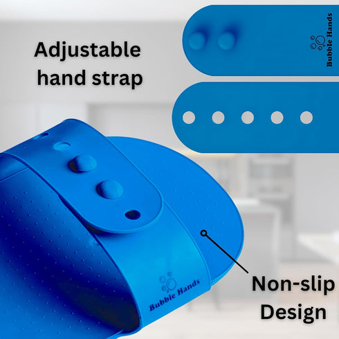 Dog Bath Brush - Silicone Grooming & Shedding Brush for Dogs & Cats, Pet Hair Removal Tool for Deep Clean & Massage