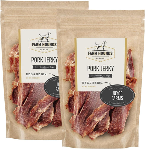 Farm Hounds - Premium Natural Pork Jerky for Dogs - Made from