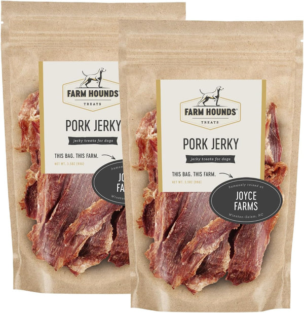 Farm Hounds - Premium Natural Pork Jerky for Dogs - Made from