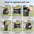 Compact Portable Folding Toilet - Lightweight Emergency Potty for Camping & Travel