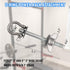Dsyboko 2 Pack Power Rack Attachments - Resistance Band Hooks for Squat Rack O-Ring Attachment for Squat Rack