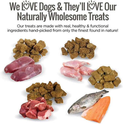 Smart Cookie All Natural Dog Treats - 4 Flavor Variety Pack (5oz Each), Healthy for Dogs & Puppies with Allergies