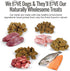 Smart Cookie All Natural Dog Treats - 4 Flavor Variety Pack (5oz Each), Healthy for Dogs & Puppies with Allergies