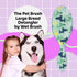 Wet Brush Pet Hair Brush, Large Dog Breed Detangler - Multi De-Shedding Comb for Grooming Long or Short Haired Dogs
