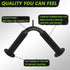 Tricep Press Down Bar, V Bar Cable Attachment, Steel with Non-Slip Rubber Grip