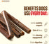 (6 Inch, 10 Pack), 95% Natural Farm Odor-Free Bully Coated Gourmet Collagen Sticks Real Bully Beef Coated, Natural