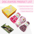 Cathy Doll 3 Pack Premium Reusable Washable Dog Diapers for Female Dogs in Heat Period Incontinence Puppy Training
