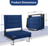 Maeytau Stadium Seats for Bleachers with Back Support, Portable Bleacher Seats with Thick Padded Cushion and Shoulder