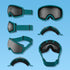 Retrospec Traverse Ski Goggles, Snowboard Goggles for Men and Women, 100% UV Protection, Anti-Fog