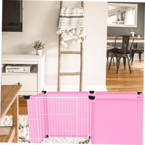 Setup BESPORTBLE Cage for Rabbit Hedgehog Toys Pet Indoor Exercise Fence Hamster Fence Rabbit Cage No Tools Safe Pet