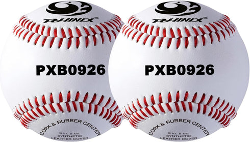 PHINIX Synthetic Leather Baseballs for Practice, Recreation Use, and Casual Games