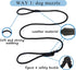 Multifunctional Figure 8 Padded Head Halter, Walking Training Leather Stopper Rope Slip Lead Dog Leash Muzzle (Grey)