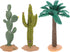 ABOOFAN 3pcs Artificial Succulent Cactus Plants Set, Realistic Faux Resin Miniature Desert
