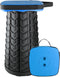 Boreeman Upgraded Collapsible Stool, Square Portable Stool, Lightweight Yet More Sturdy with Load
