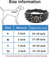 Spiked Studded Dog Collar, PU Leather Adjustable Collars for Medium or Large Breed Pets (XL, Leopard1)
