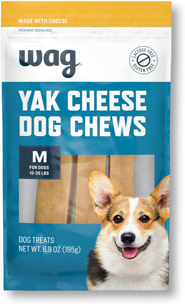 Amazon Brand - Wag Yak Cheese Himalayan Dog Chews, Dog Treats for