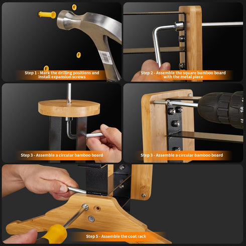 Tactical Gear Stand with Hooks - Plate Carrier Helmet Holder Wall Mount for Motorcycle Football Cycling Accessories