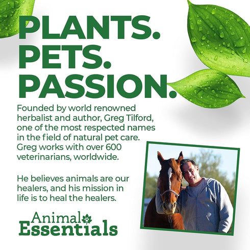 Animal Essentials Heart Health Supplement for Dogs & Cats - 2 Fl Oz, Organic Hawthorn Berry