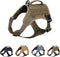EXCELLENT ELITE SPANKER Tactical Dog Harness Vest, Adjustable No Pull Harness for Small Medium Large Dogs