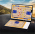 Pure Vie Portable Basketball Coaching Board - Tactical Clipboard with Player Markers, Erase Pen for Coaches