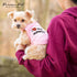 Parisian Pet Dog T-Shirt, 100% Cotton, Pink, 'I Love My Mommy' - Breathable Sleeveless Vest, XS