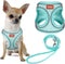 YIMEIS Dog Harness and Leash Set, No Pull Soft Mesh Pet Harness, Reflective Adjustable Vest for Small Medium Dogs