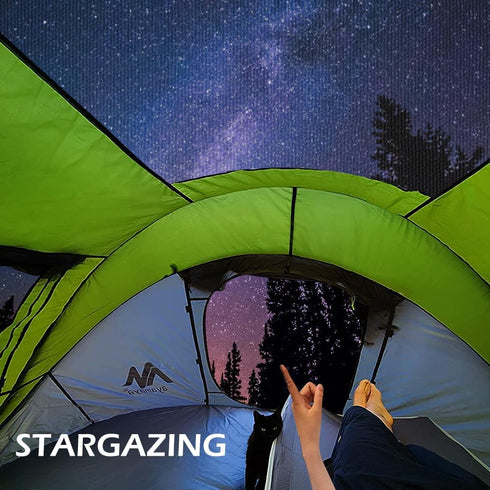 Transparent Tent Tarp Replacement for Ayamaya 4 Person Pop Up Tent, Clear Camping Rain Tarp, 3.7 * 3.4ft
