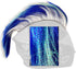 Helmet Mohawk Hawk Cosplay Wig - Real Hair Decorations for Motorcycle Bicycle Ski Helmets