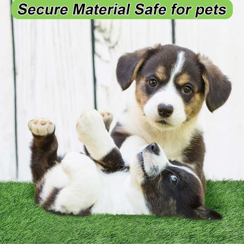 6 14'' 18" Amylove Pcs Puppy Artificial Grass Pee Pads x Fake Grass Turf for Dogs Washable Artificial Grass Rug Pet