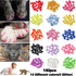 140pcs Cat Nail Caps Kitten Caps, 4 Glitter Colors + 10 Colorful Cat Nails Caps Covers