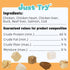 16OZ Just Try Freeze-Dried Dog Treats Mixed Flavors for Dogs & Cats Raw Single Ingredient Chicken,Salmon, Beef