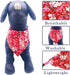 PET SHOW 4Pcs Small Dog Bandanas Slide on Collar Set, Washable Cherry Blossoms Accessories for Small Medium Dogs