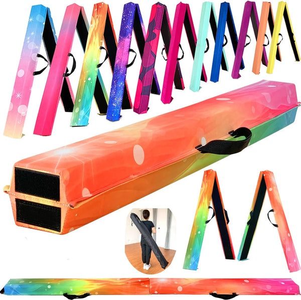 MARFULA 6 FT / 8 FT / 9 FT Folding Gymnastics Beam